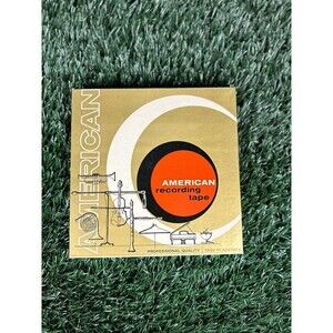 1960's American Recording Tape 600 Feet Acetate 5" Reel Blank or Christmas Music